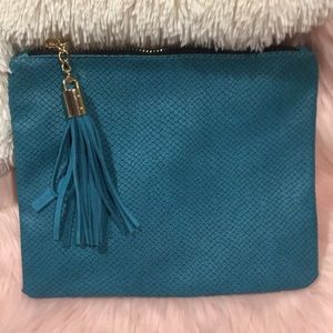 Bohme Bags - NWOT - Bohme - Street Level Turquoise Clutch Bohme Bags - NWOT - Bohme - Street Level Turquoise Clutch